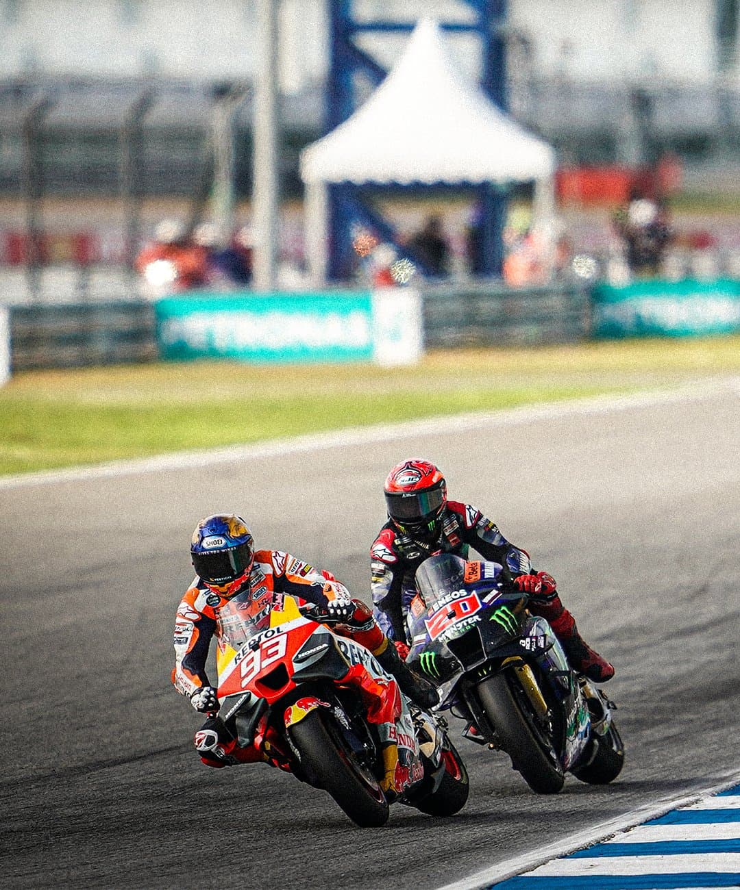 Duel Sengit Marquez dan Quartararo Warnai MotoGP Mugello